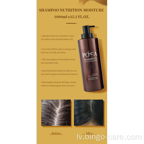 Botāniskais matu augšanas šampūns
